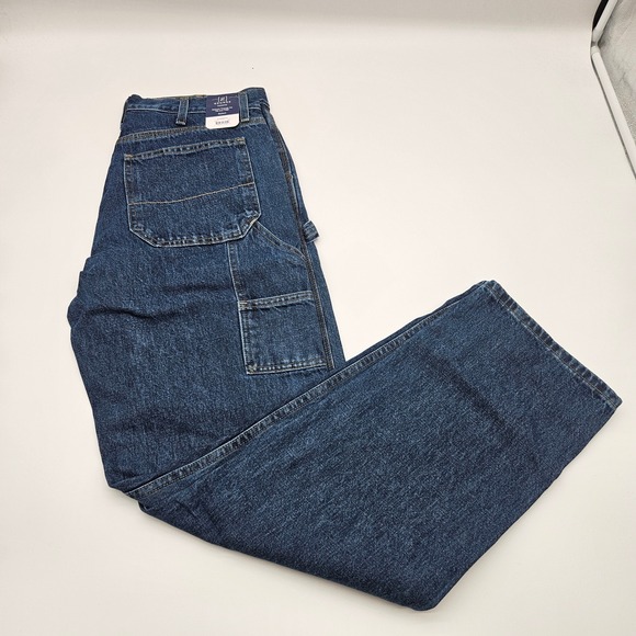 George Other - George Carpenter Jeans Relaxed Fit Bootcut Blue Denim Men's 32x34